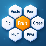 Hexa Words Sort Associations MOD Unlimited Money 1.1